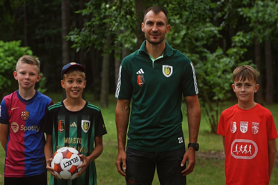 Mateusz Radecki zasili od przyszłego sezonu srodek pola w Stali Stalowa Wola. (fot. Stal Stalowa Wola)