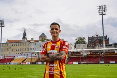Bartłomiej Eizenchart nowym piłkarzem Chojniczanki Chojnice (fot. Chojniczanka Chojnice)