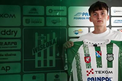 Na zdjęciu Jan Żelich, nowy obrońca Wisłoki Dębica (fot. facebook.com/wisloka1908)