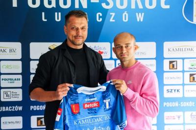 Mateusz Olejarka trafił do Pogoni-Sokoła Lubaczów! (fot. Pogoń-Sokół Lubaczów)