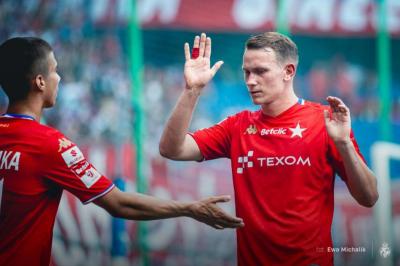 Wisła Kraków zagrała w meczu towarzyskim na 100-lecie Węgrzcanki Węgrzce Wielkie (fot. Ewa Michalik / Wisła Kraków)