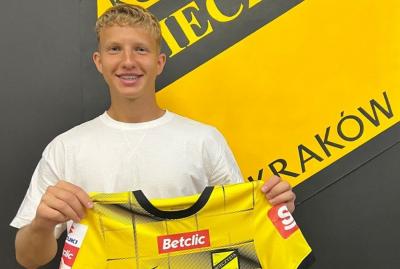 Kacper Gutowski dołączył do Wieczystej Kraków (fot. Wieczysta Kraków)
