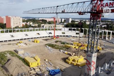 Trwa budowa PCLA w Rzeszowie. To tutaj swoje mecze będzie rozgrywała Resovia.