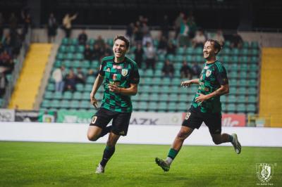 Maksymilian Hebel wyróżniony po meczu z Zagłębiem Sosnowiec (fot. Daniel Tracz)
