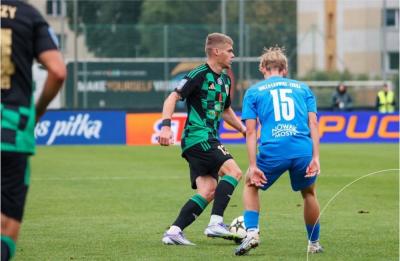 Jakub Svec (z numerem 13) pożegnał się z Hutniczą. Fot. Stal Stalowa Wola/Facebook.