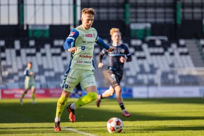 Wiktor Kłos nie będzie dłużej piłkarzem Sandecji Nowy Sącz (fot. A. Maraś/ Sandecja Nowy Sącz)