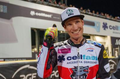 Na zdjęciu Jason Doyle, który ma świadczyć o sile Cellfast Wilków Krosno w sezonie 2026 (fot. Cellfast Wilki Krosno)