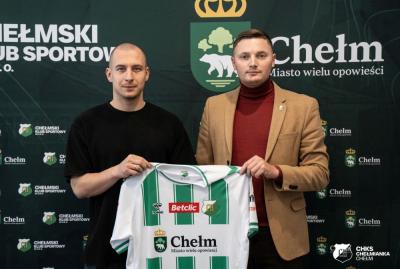 Jakub Kuzdra piłkarzem Chełmianki Chełm (fot. Chełmianka Chełm)