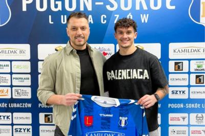 Marcel Masar nowym zawodnikiem Pogoni-Sokoła Lubaczów (fot. Pogoń-Sokół Lubaczów)