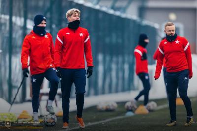 Dziewięć goli w sparingu Hutnika Kraków z rezerwami Wisły Kraków (fot. Bartek Ziółkowski/ Wisła Kraków)