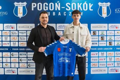 Kacper Czepielik nowym piłkarzem Pogoni-Sokoła Lubaczów (fot. Pogoń-Sokół Lubaczów)