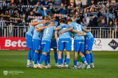 Hutnik Kraków przegrał z Wartą Poznań (fot. A. Maraś/Sandecja Nowy Sącz)