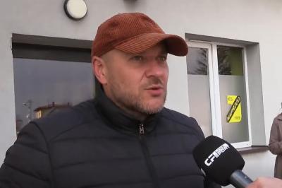 Na zdjęciu Tomasz Matuszewski, członek zarządu Naprzodu Jędrzejów (fot. CF Sport)