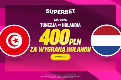 400 PLN za wygraną Holandii z Tunezją na MŚ 2026
