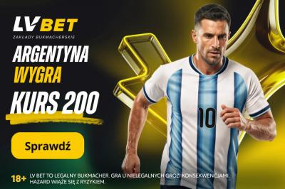Promocja na MŚ 2026. Kurs 200 na wygraną Argentyny ze Szwajcarią!