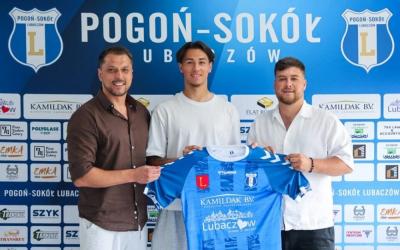 Adrian Frydrych nowym bramkarzem Pogoni-Sokoła Lubaczów. (fot. Pogoń-Sokół Lubaczów)