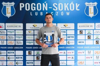 Dawid Obłoza poprowadzi Pogoń-Sokół II Lubaczów w nowym sezonie (fot. Akademia Pogoni-Sokoła Lubaczów)