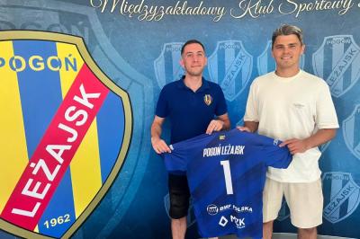 Maksym Guridov nowym zawodnikiem Pogoni Leżajsk (fot. Pogoń Leżajsk)