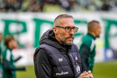 Transmisja meczu Legia Warszawa - Zagłębie Lubin, 02.08.2026. Na zdjęciu trener Legii Marek Papszun.