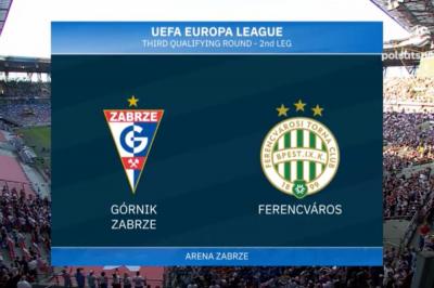 Skrót meczu Górnik Zabrze - Ferencvaros Budapeszt 1-1 (skrót wideo / Polsat Sport)
