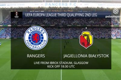 Skrót meczu Rangers FC - Jagiellonia Białystok 1-1 (skrót wideo)