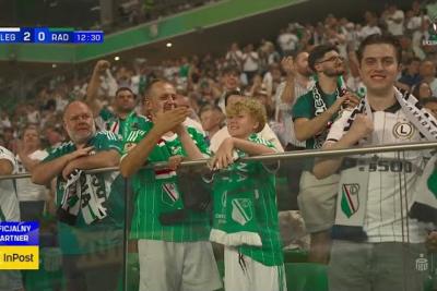 Skrót meczu Legia Warszawa - Radomiak Radom 5-0 (fot. YouTube / Ekstraklasa TV)