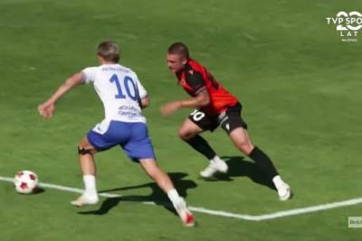 Skrót meczu Chrobry Głogów - Podbeskidzie Bielsko-Biała 1-1 (fot. YouTube / TVP Sport)