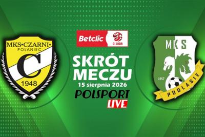 Skrót meczu Czarni Połaniec - Podlasie Biała Podlaska 0-2 (fot. YouTube / MKS Podlasie Biała Podlaska)