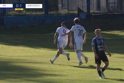 Skrót meczu JKS Jarosław - Wieczysta II Kraków 1-2 (fot. YouTube / MVISION)