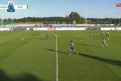Skrót meczu Pogoń-Sokół II Lubaczów - Sokół Nisko 1-2 (fot. Facebook)
