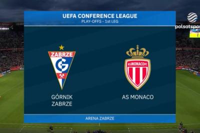 Skrót meczu Górnik Zabrze - AS Monaco 2-3 (skrót wideo)