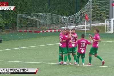 Skrót meczu Sparta Katowice - KS Goczałkowice-Zdrój 2-1 (fot. YouTube / Swojska Piłka)