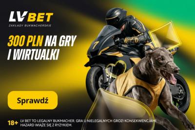 300 PLN na Gry i Sporty Wirtualne w LV BET. Bonus reload za wpłatę