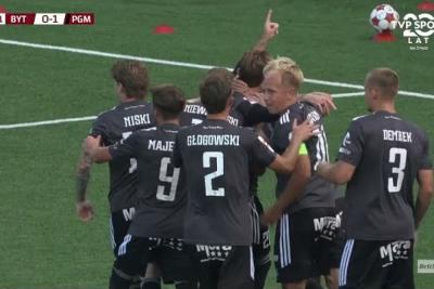 Skrót meczu Polonia Bytom - Pogoń Grodzisk Mazowiecki 2-2 (fot. YouTube)
