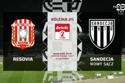 Skrót meczu Resovia - Sandecja Nowy Sącz 0-3 (wideo OnNetwork)