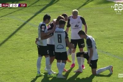 Skrót meczu Puszcza Niepołomice - Podbeskidzie Bielsko-Biała 2-0 (fot. YouTube)