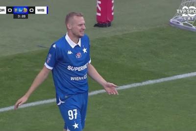 Skrót meczu Odra Opole - Wisła Kraków 2-1 (fot. YouTube)