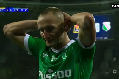 Skrót meczu Motor Lublin - Legia Warszawa 2-3 (fot. YouTube / CANAL+ SPORT)