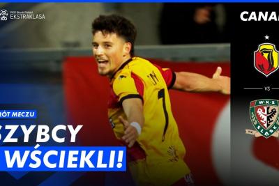 Skrót meczu Jagiellonia Białystok - Śląsk Wrocław 2-1 (fot. YouTube / CANAL+ SPORT)