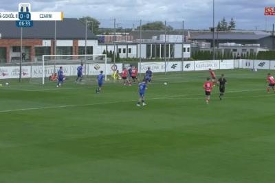 Skrót meczu Pogoń-Sokół II Lubaczów - Czarni Jasło 3-1 (fot. YouTube / Kanał Sportowy Pod24)