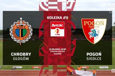 Skrót meczu Chrobry Głogów - Pogoń Siedlce 0-0 (wideo OnNetwork)
