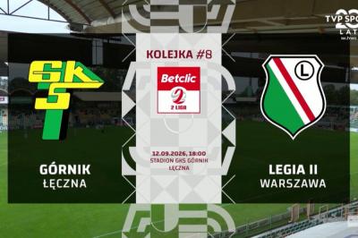 Skrót meczu Górnik Łęczna - Legia II Warszawa 4-1 (wideo OnNetwork)