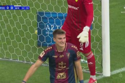 Skrót meczu Pogoń Szczecin - Wieczysta Kraków 2-0 (fot. YouTube / Ekstraklasa TV)