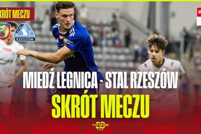 Skrót meczu Miedź Legnica - Stal Rzeszów 2-3 (fot. YouTube)