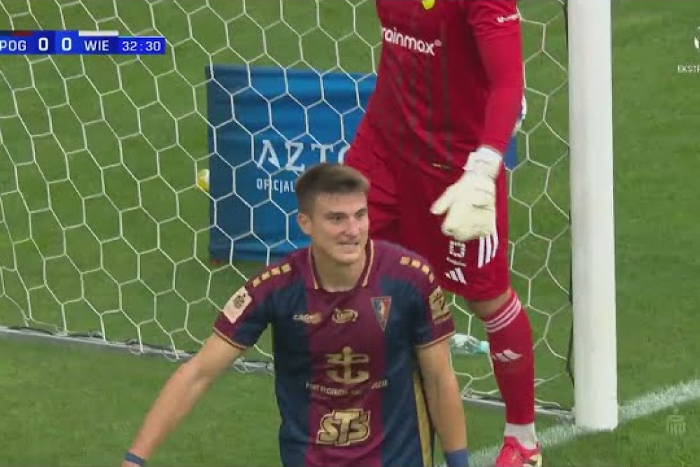 SKRÓT MECZU: Pogoń Szczecin - Wieczysta Kraków 2-0 [WIDEO]