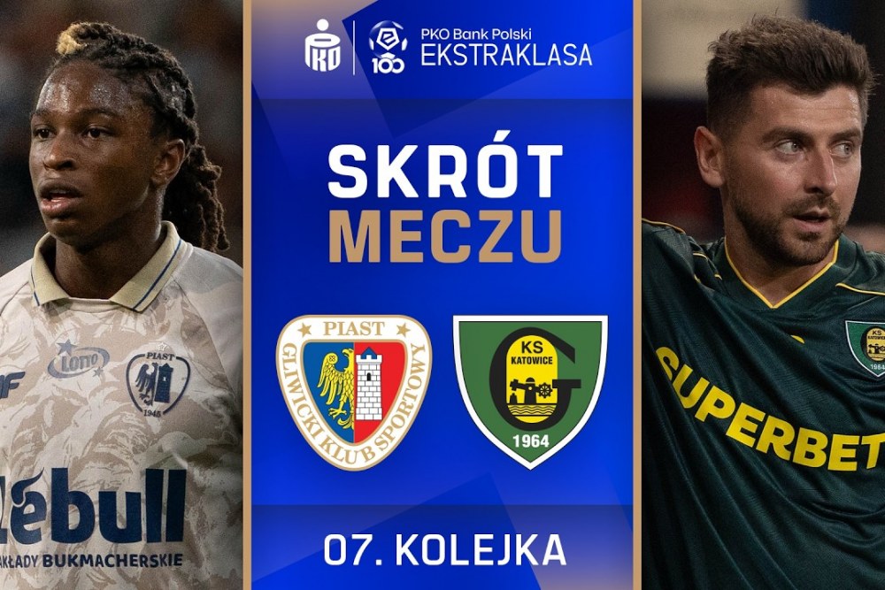 SKRÓT MECZU: Piast Gliwice - GKS Katowice 3-0 [WIDEO]
