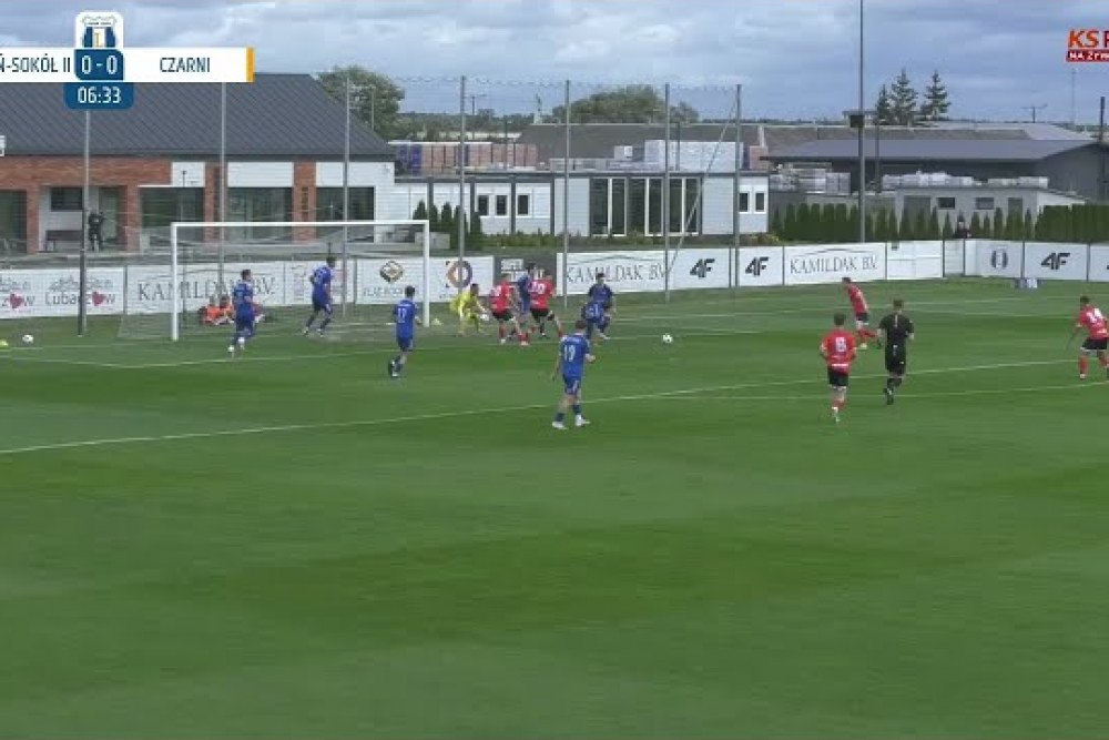 SKRÓT MECZU: Pogoń-Sokół II Lubaczów - Czarni Jasło 3-1 [WIDEO]