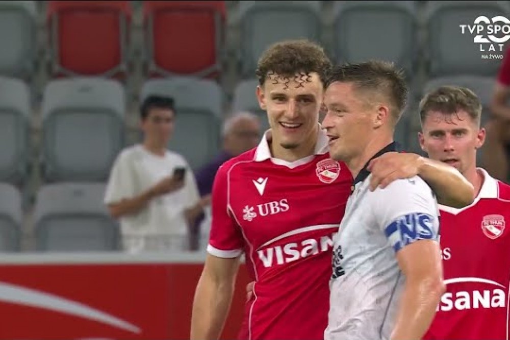 SKRÓT MECZU: FC Thun - Lech Poznań 2-2 [WIDEO]
