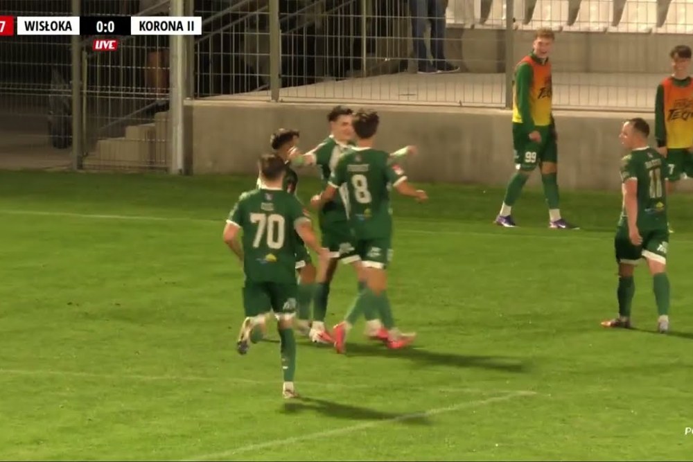 SKRÓT MECZU: Wisłoka Dębica - Korona II Kielce 1-0 [WIDEO]