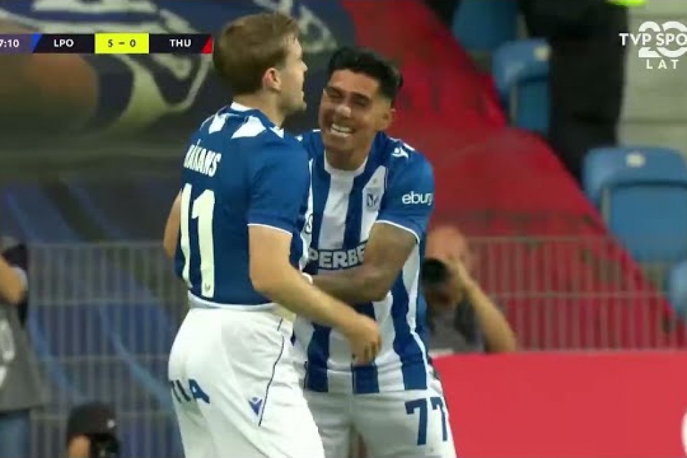 SKRÓT MECZU: Lech Poznań - FC Thun 7-0 [WIDEO]